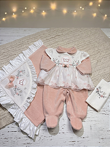 Saída Maternidade Borboletas Pipoquinhas Baby
