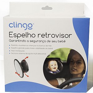 Espelho retrovisor redondo - Clingo