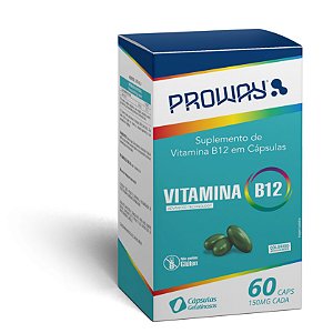 Suplemento de Vitamina B12 60caps 150mg