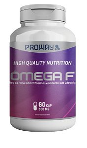 Omega F 60 Caps 1450mg + Vitaminas A - Z  com Minerais