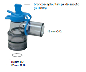 CONECTOR GIRATORIO ANGULADO COM ABERTURA DE 3MM - VBM