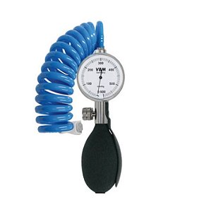 Garrote manual - Manômetro 600 mmHg com inflador com 2 manguitos VBM (Acompanha dois manguitos:  20-74-710 / 20-74-715)