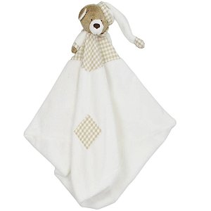 Naninha - Blanket Urso Nino de Pijama Marfim