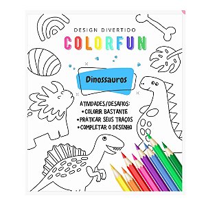 Colorfun Dinossauros - Atividades e Desenhos para Colorir