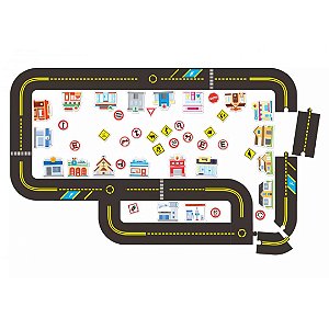 Pista de Carrinhos Way for Fun - Brinquedo Educativo para Montar - Ioiô de  Pano Brinquedos Educativos