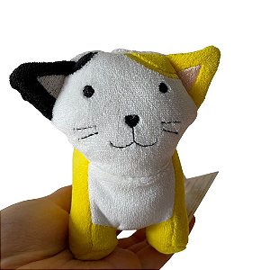Mini Gato Babalu - Bicho de Pano Tecido Antialérgico Zip Toys