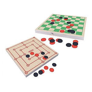 Jogo De Tabuleiro 4 Em 1 Dama Ludo Xadrez Presente De Natal em