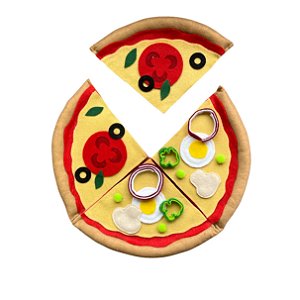Kit Pizza - Comidinhas de Pano