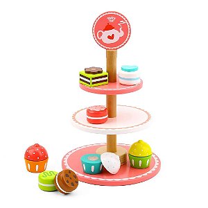 Comidinhas de Madeira - Torre de Sobremesas Tookytoys