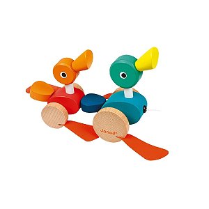Patos para Puxar  - Brinquedo Educativo Janod