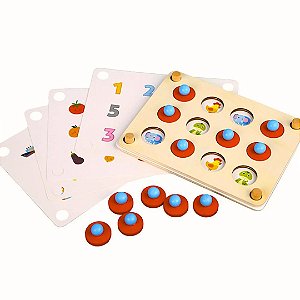 Dedoboll - Jogo de Tabuleiro - Ioiô de Pano Brinquedos Educativos