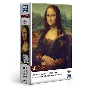 Leonardo da Vinci: A Monalisa 500 Peças Nano - Quebra Cabeça Toyster