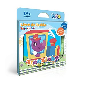 Livro de Tecido Trenzinho (Trem) - Brinquedo Educativo Toyster