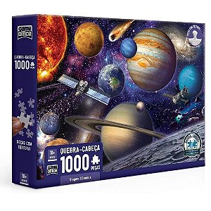 Viagem Cósmica 1000 peças -  Quebra Cabeça Toyster