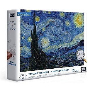 Vincent Van Gogh: A Noite Estrelada  1000 peças – Quebra-Cabeça Toyster