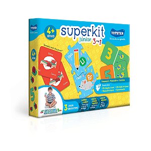 Super Kit Educativo - 3 em 1 Jogos Educativos Toyster