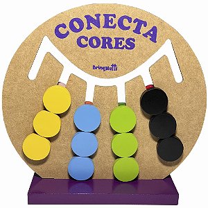 Conecta Cores - Brinquedo Educativo