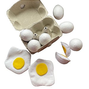 Kit Ovos de todos os tipos - Comidinhas de Pano