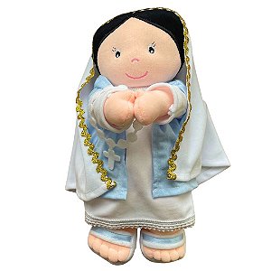 Boneca de Pano Antialérgico Coleção Religiosos Zip  - Maria