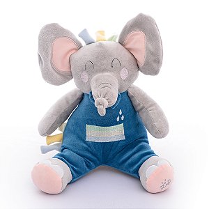 Elefante Coleção Safari - Pelúcia Antialérgica Zip