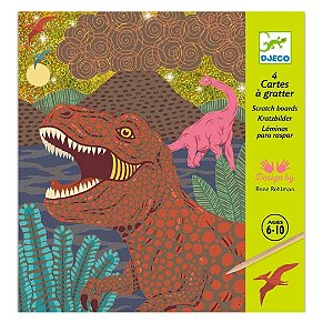 Raspadinha mágica Djeco - Dinossauros