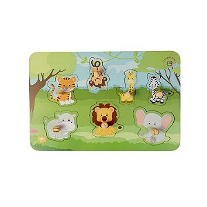 Encaixe Safari - Brinquedo Educativo Edukabrink