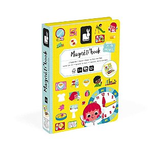 Livro Magnético Aprenda as Horas - Janod