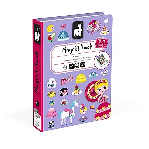 Livro Magnético Princesas - Janod