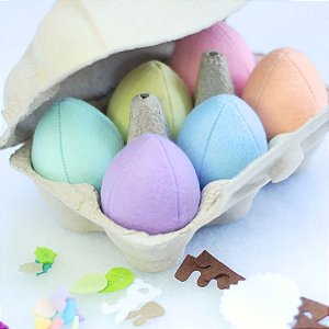 Ovos de Páscoa Decorado "Faça você mesmo"