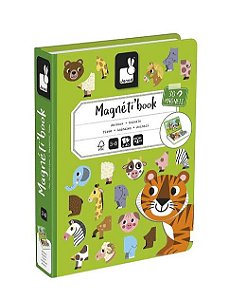 Livro Magnético Vida Animal 40 peças- Janod
