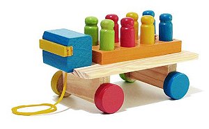 Brinquedo de Madeira - Caminhão com Caçamba - Woodtoys - Ioiô de Pano  Brinquedos Educativos