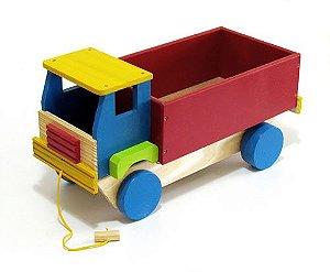 Mini Trem de Madeira - Médio - Woodtoys - Ioiô de Pano Brinquedos Educativos