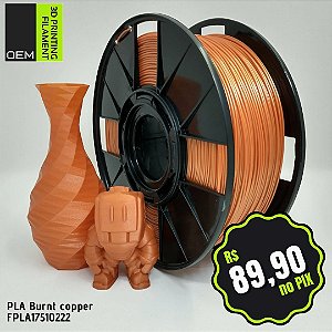 Filamento PLA OEM 3DPF Cobre (Burnt copper)
