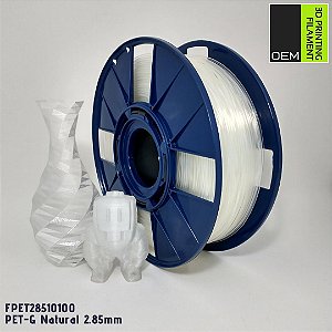 Filamento 2.85mm PETG OEM 3DPF Natural