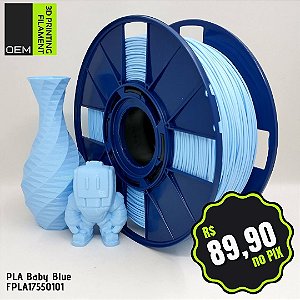 Filamento PLA OEM 3DPF Azul (Baby blue)