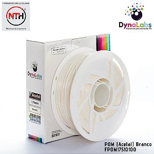 Filamento DynaLabs POM (Acetal) Branco