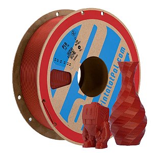 Filamento PLA PrintaLot Metalizado Vermelho Páprica