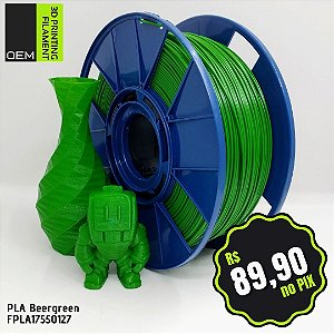 Filamento PLA OEM 3DPF Verde (Beergreen)