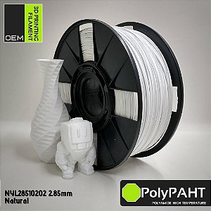 Filamento 2.85mm PolyPAHT (Polyamide PAHT) OEM 3DPF Natural