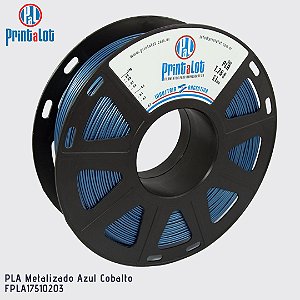 Filamento PLA PrintaLot Metalizado Azul Cobalto