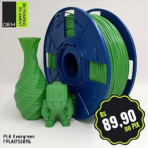 Filamento PLA OEM 3DPF Verde (Evergreen)