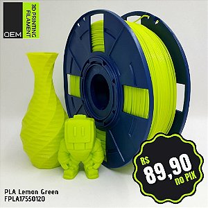 Filamento PLA OEM 3DPF Verde (Lemon Green)