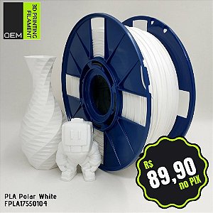 Filamento PLA OEM 3DPF Branco (Polar White)