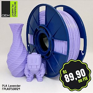 Filamento PLA OEM 3DPF Violeta (Lavender)
