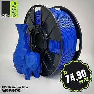 Filamento ABS Premium OEM 3DPF Azul