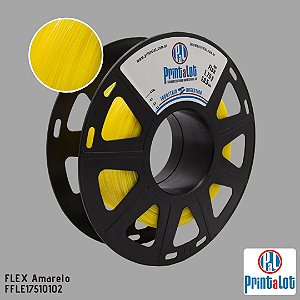 Filamento FLEX PrintaLot Amarelo 0.5Kg