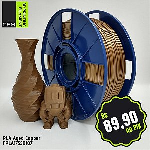 Filamento PLA OEM 3DPF Cobre (Aged Copper)