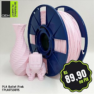 Filamento PLA OEM 3DPF Rosa (Ballet Pink)