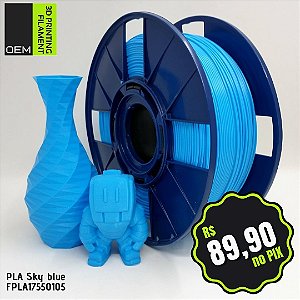 Filamento PLA OEM 3DPF Azul (Sky blue)