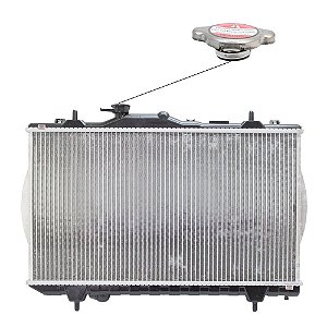 Radiador Jac J3 Hatch 1.4 1.5   J3 Turin 1.4 1.5  Com Tampa